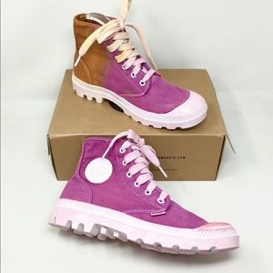 Palladium Unisex Custom Tie Dye Boots 6.5M/ 8W